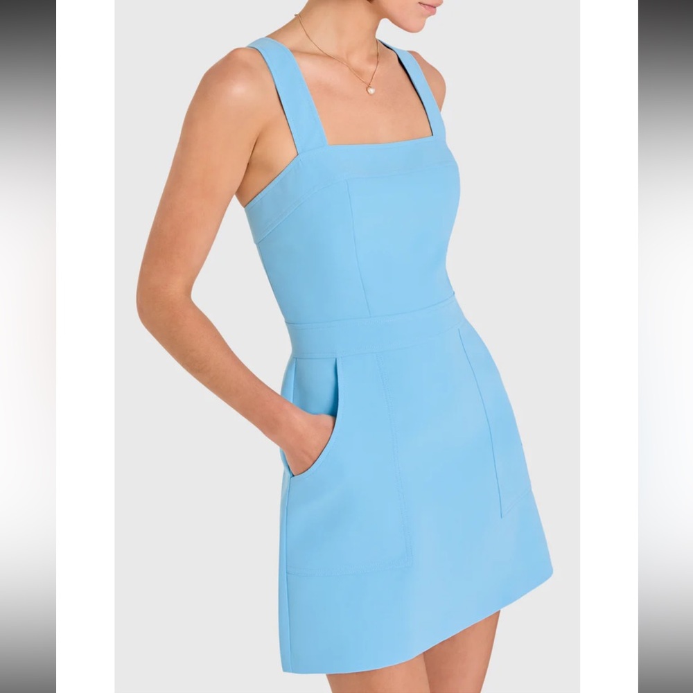 Amanda Uprichard Light Blue Mini Dress - Picture 5 of 7